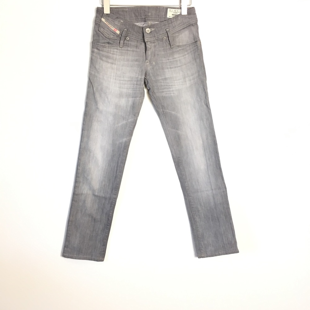 Diesel Industry Gray Pant Jeans Metallic W 25 L 32